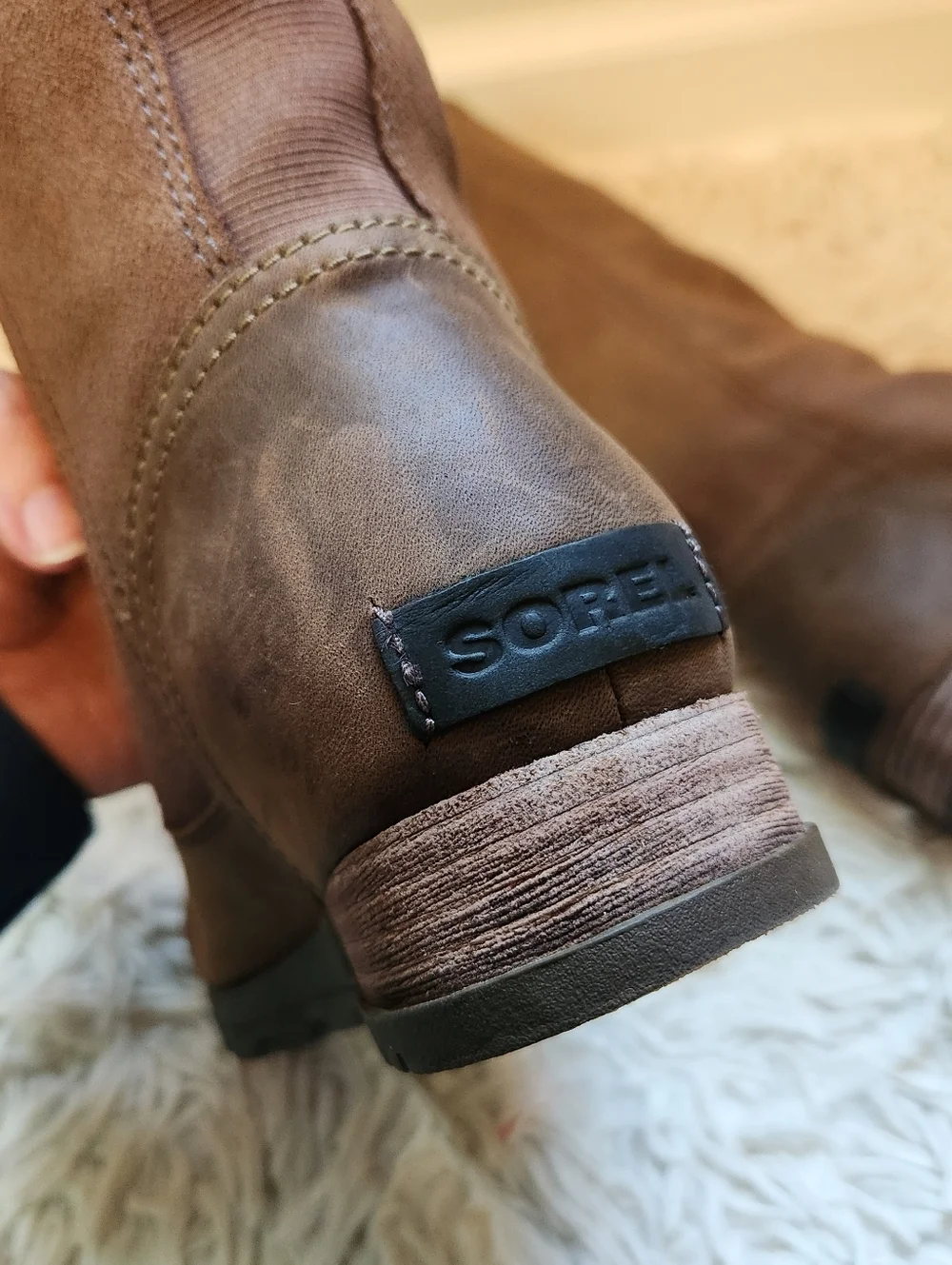 Tall Brown Leather Riding Boots - Classic Style